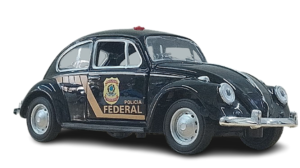 Volkswagen Fusca da Polícia Federal com Fricção (sem caixa)