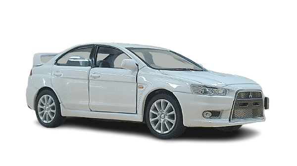Mitsubishi Lancer Evolution com Fricção (sem caixa) - 1/36