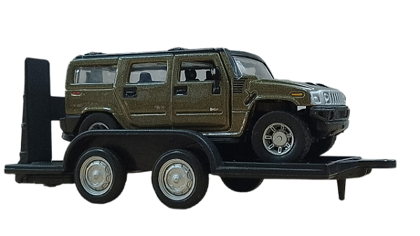 Maisto - Hummer H2 com Reboque - 1/46