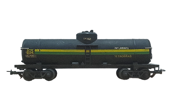 Frateshi - Vagão Tanque Curto Tp11521 Br Petrobrás 2011 - HO (sem caixa)