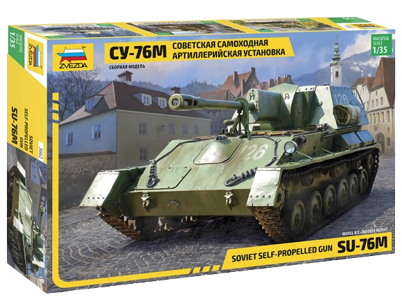 Zvezda - Soviet Self-Propelled Gun SU-76M - 1/35