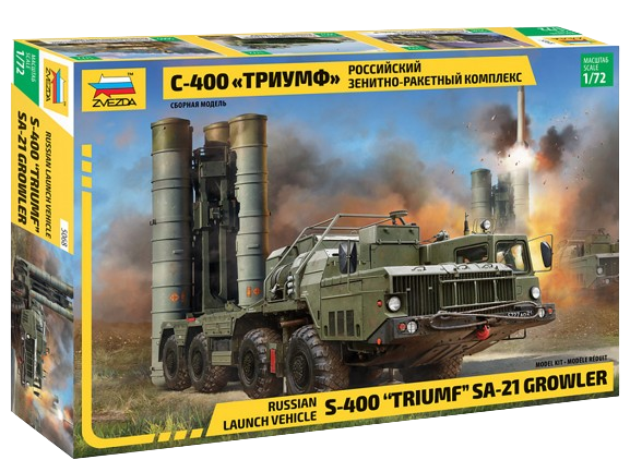 Zvezda - Russian Launch Vehicle S-400 "Triumf" SA-21 Growler - 1/72