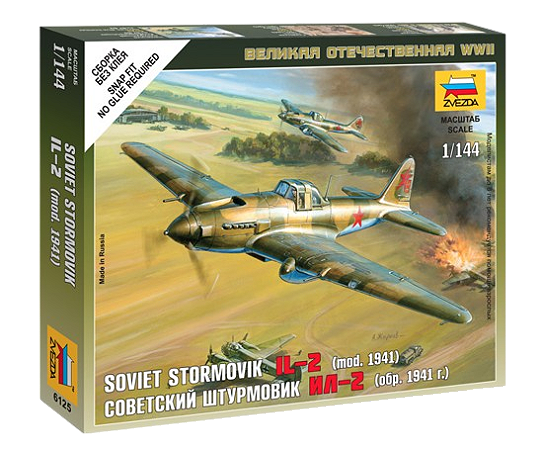 Zvezda - Soviet Ilyushin IL-2 "Stormovik" (mod. 1941) - 1/144