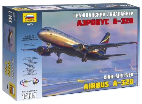 Zvezda - Civil Airliner Airbus A-320 - 1/144