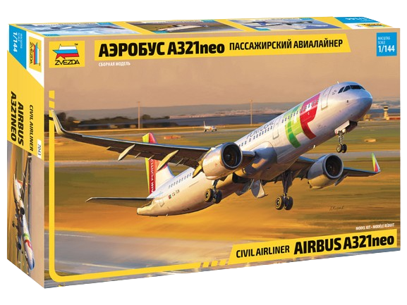Zvezda - Civil Airliner Airbus A321neo - 1/144