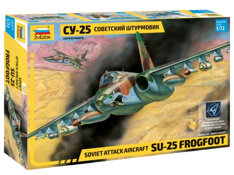 Zvezda - Soviet Attack Aircraft Sukhoi Su-25 "Frogfoot" - 1/72