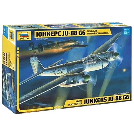 Zvezda - Heavy Night Fighter Junkers Ju-88 G6 - 1/72