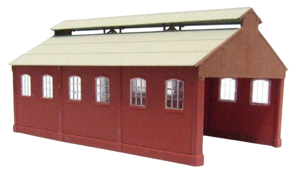 Frateschi - Depósito de Locomotivas (Modelo Montado) - HO
