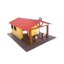 Frateschi - Posto de Gasolina (Modelo Montado) - HO