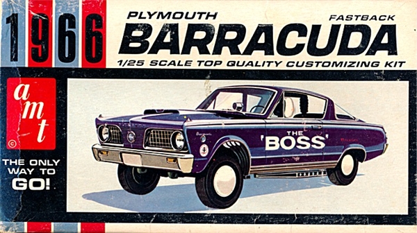 AMT - Plymouth Barracuda 1966 customized by Gene Winfield - 1/25
