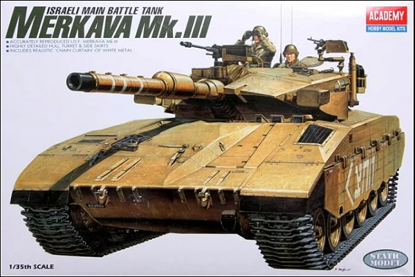 Academy - Israeli Main Battle Tank Merkava Mk. III (Inclui Photoetched Eduard) - 1/35