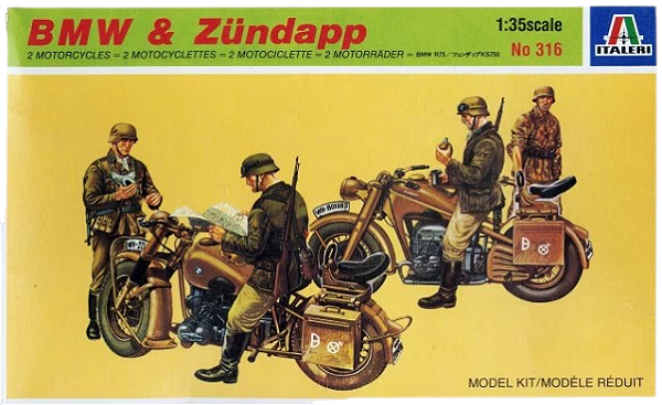 Italeri - BMW & Zündapp - 1/35 (Sucata)