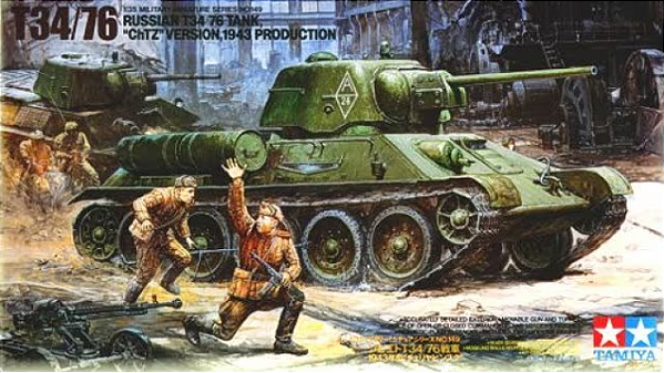 Tamiya - Russian T34/76 Tank "ChTZ" version, 1943 Production - 1/35