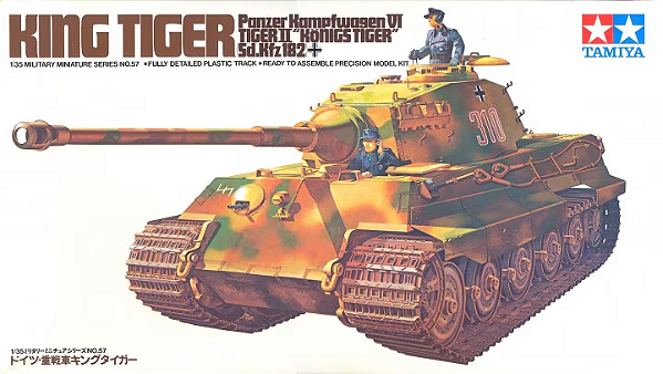 Tamiya -German Heavy Tank Sd.Kfz. 182 Panzerkampfwagen VI Tiger II "Konigs Tiger / King Tiger" - 1/35"
