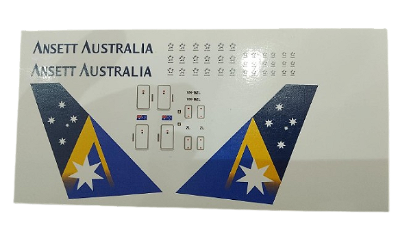 HTC - Decais de cauda e portas para "Ansett Australia/StarAlliance"