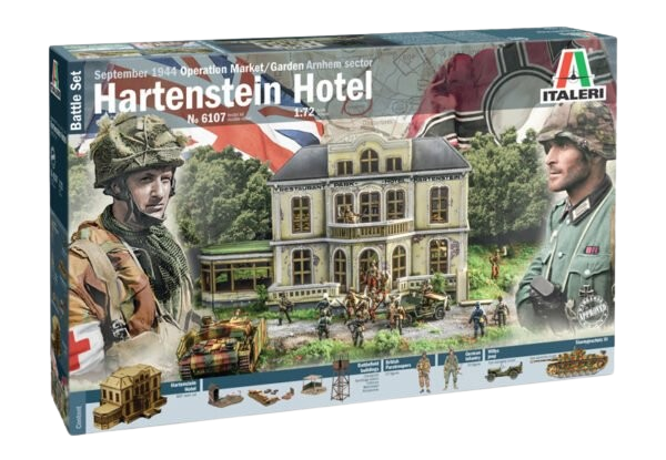 ITALERI - Hartenstein Hotel (Operation Market/Garden Arnhem Sector, September 1944) - 1/72