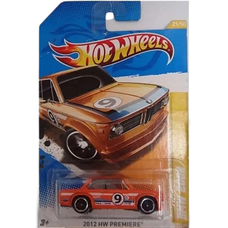 HOT WHEELS - BMW 2002 ano 2012 - 1/64