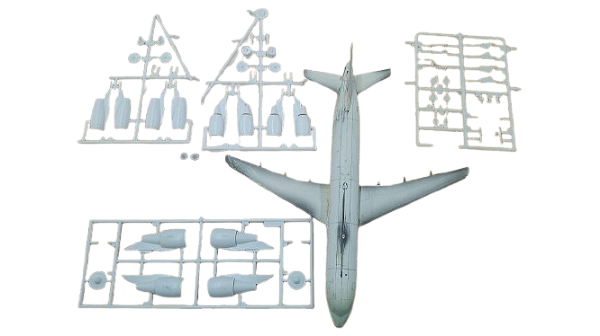 SUCATAS HTC - Sucata de avião comercial - 1/144