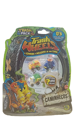 DTC - Trash Wheels Blister com 4 "Caminhecos"