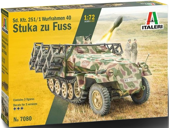 ITALERI - Sd. Kfz. 251/1 Wurfrahmen 40 Stuka zu Fuss - 1/72