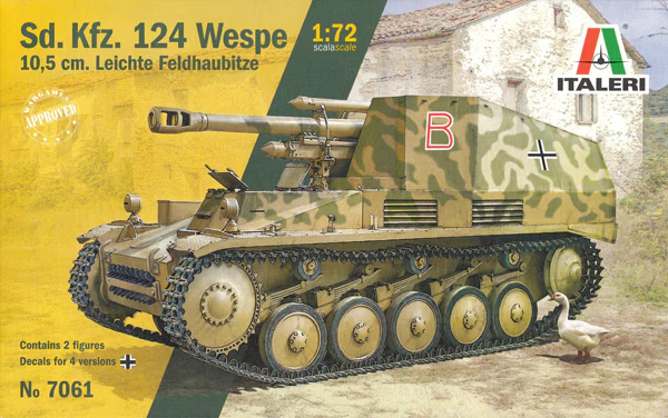 ITALERI - Sd. Kfz. 124 Wespe 10,5cm. Leichte Feldhaubitze - 1/72