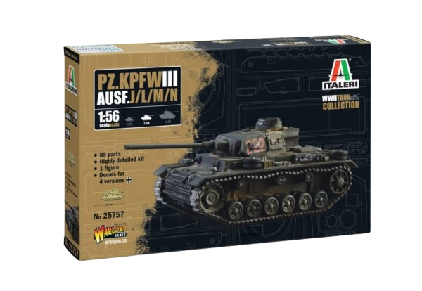 ITALERI - Pz. Kpfw. III Ausf. J/L/M/N - 1/56