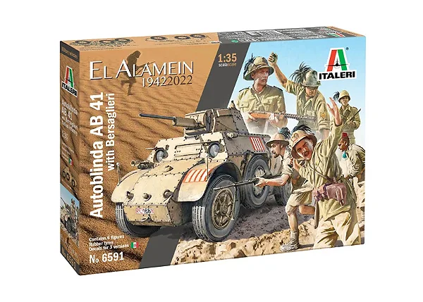 Italeri - Autoblinda AB 41 with Bersaglieri - 1/35