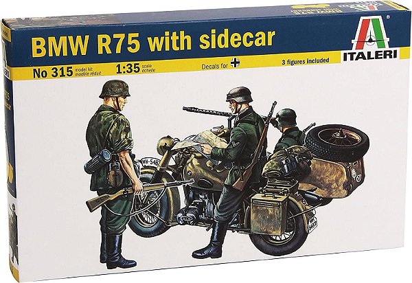 Italeri - BMW R75 with Sidecar - 1/35