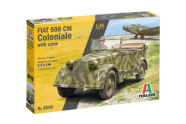Italeri - FIAT 508 CM Coloniale with crew - 1/35