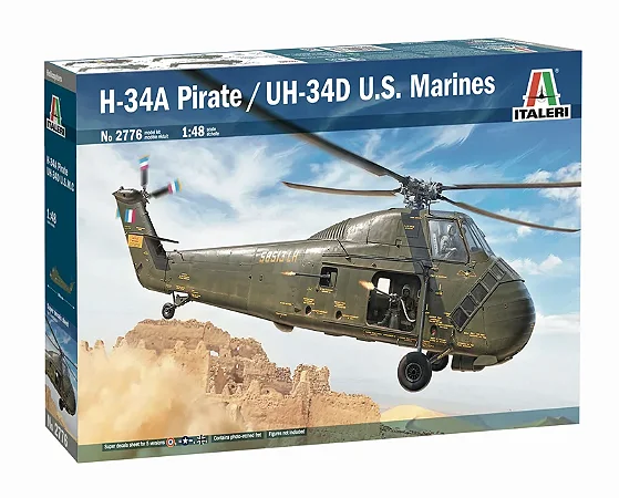 Italeri - H-34A Pirate / UH-34D U.S. Marines - 1/48