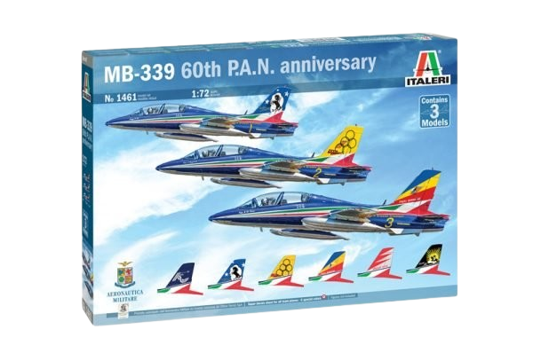 ITALERI - MB-339 60th P.A.N. (Pattuglia Acrobatica Nazionale "Frecce Tricolori" (Com 3 Modelos) - 1/72