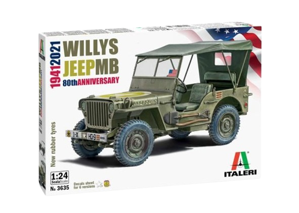Italeri - Willys Jeep MB "80th anniversary" - 1/24