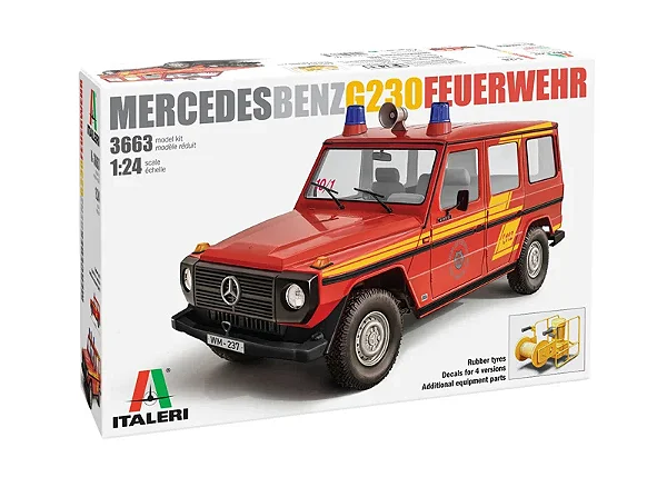 Italeri - Mercedes Benz G23 Feuerwehr - 1/24