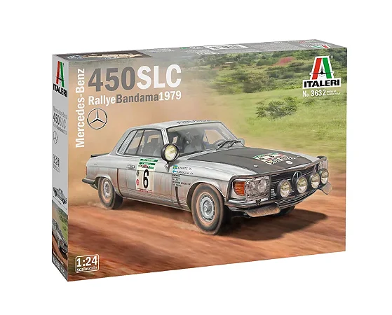 Italeri - Mercedes Benz 450SLC "Rally Bandama 1979" - 1/16