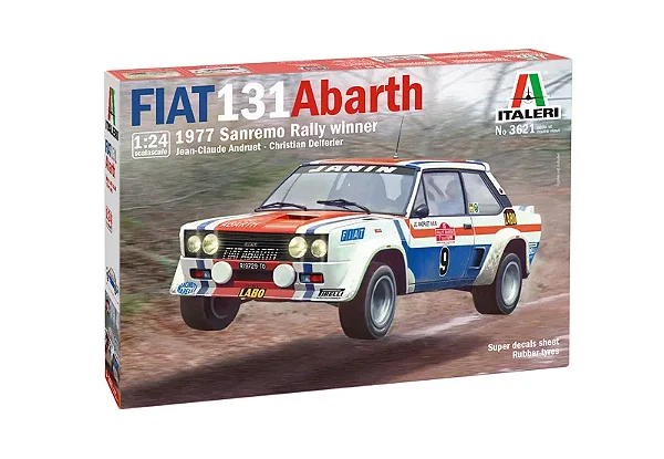 ITALERI - Fiat 131 Abarth "1977 Sanremo Rally Winner" - 1/24