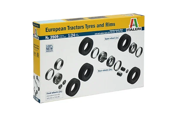 ITALERI - Europeans Tractors Tyres and Rims - 1/24