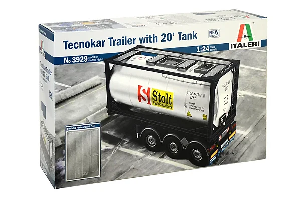 ITALERI - Tecnokar Trailer with 20' Tank - 1/24