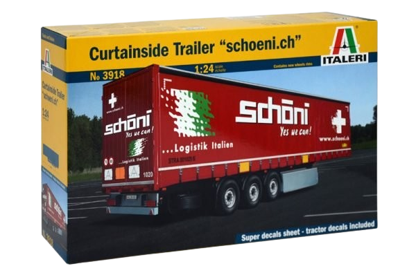 ITALERI - Curtainside Trailer "Schöni,ch" - 1/24