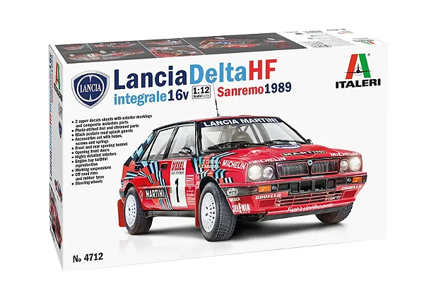 Italeri - Lancia Delta HF Integrale 16v "Sanremo 1989" - 1/12