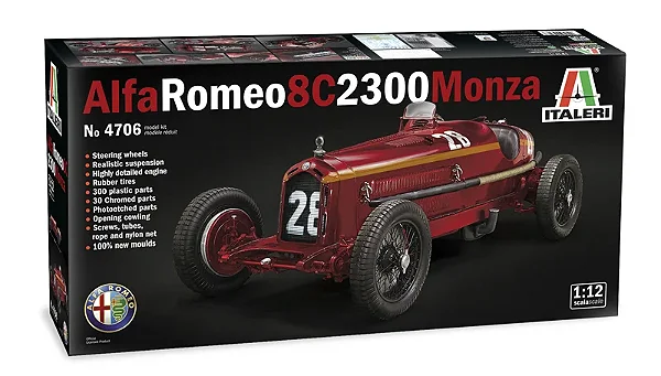 Italeri - Alfa Romeo 8C 2300 Monza - 1/12