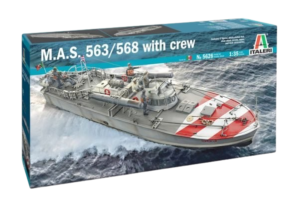 ITALERI - M.A.S. 563/568 With Crew - 1/35