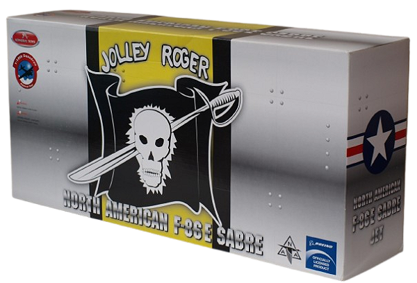 ADMIRAL TOYS - North American F-86E Sabre Captain Clifford Jolley "Jolley Roger" (FU-834) - 1/18