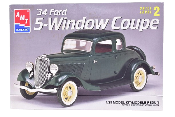 AMT/ERTL - Ford 5-Window Coupe 1934 - 1/25