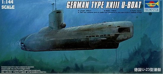 TRUMPETER - German Type XXIII U-Boat - 1/144
