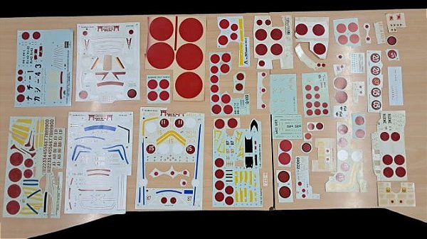 Decais Emblemas; Letras; Números - Japão