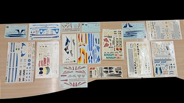 Decais Aviões Comerciais