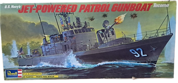 REVELL BRASIL - U.S. Navy's Jet-Powered Gunboat Tacoma - 1/130