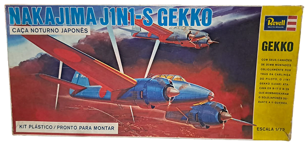 REVELL BRASIL -Nakajima J1N1-S Gekko - 1/72