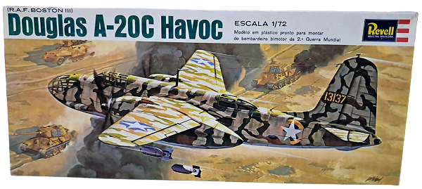 REVELL BRASIL -Douglas A-2C Havoc (RAF Boston III) - 1/72