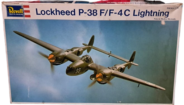 REVELL BRASIL - Lockheed P-38F/F-4C Lightning - 1/72